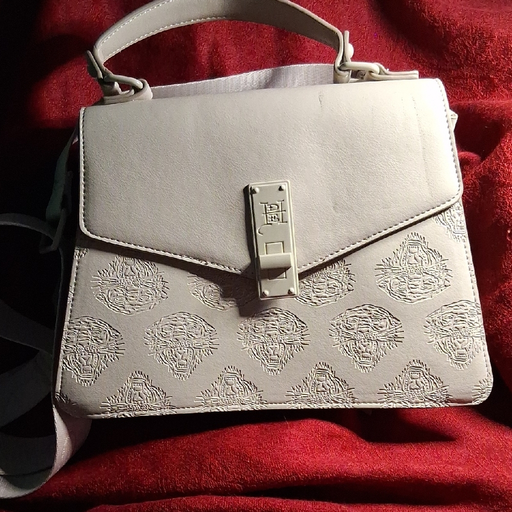 Ed Hardy Bone Color Crossbody Bag